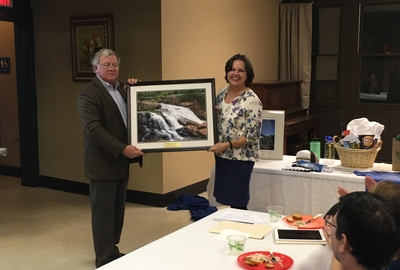 CONSERVATION GROUP HOSTS ANNUAL MEETING: Gaye Sprague recognized as Best Friend of the Reedy River