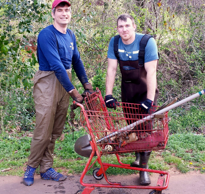 HOG Day Reedy River Clean Up and FBC Bank Restoration