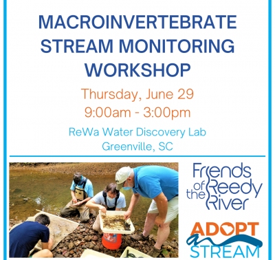 SC AAS Volunteer Training: Macroinvertebrate Monitoring