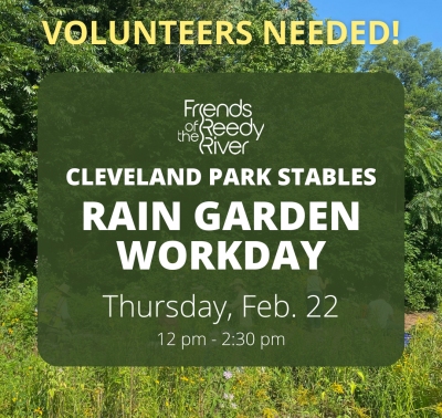 Rain Garden Plant Pull at Cleveland Park Stables
