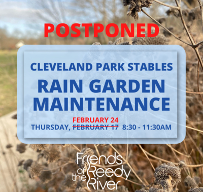 NEW DATE! Cleveland Park Stables Rain Garden Maintenance Spring 2022