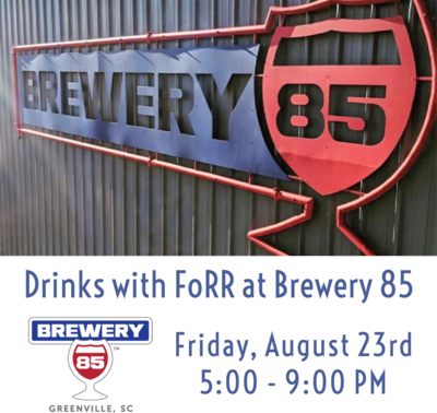 Drinks with FoRR at Brewery 85