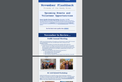 Read FoRR's November Newsletter!