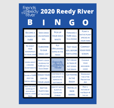 Reedy River BINGO