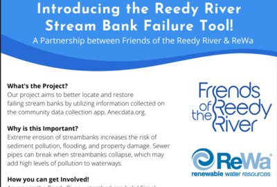 Friends of the Reedy River and ReWa Announce New Data Collection Tool