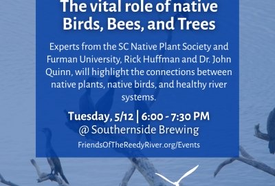 FoRR Announces "By the Banks" Reedy River Summer Speaker Series 
